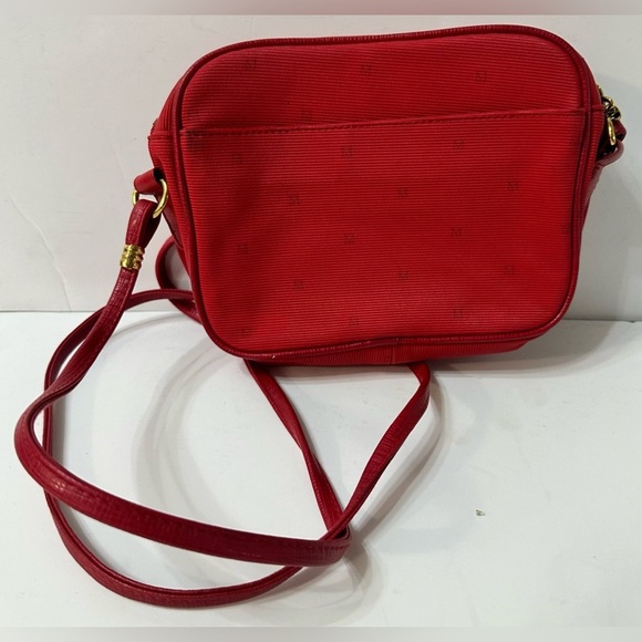 ✨ Vintage Monet Red Monogram Crossbody ✨ - Picture 4 of 9